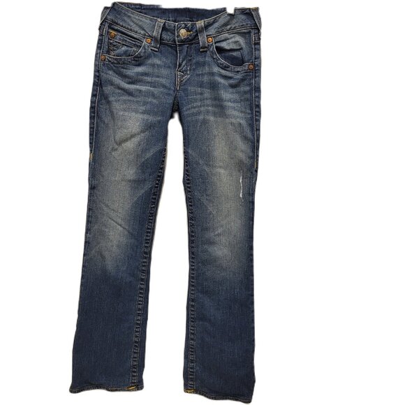 True Religion Size 28 Jeans Straight leg - Picture 4 of 11